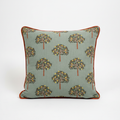 Sage Orchard Embroidered Cushion